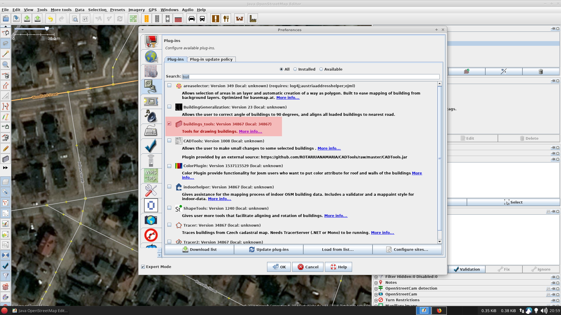 JOSM Screenshot for context