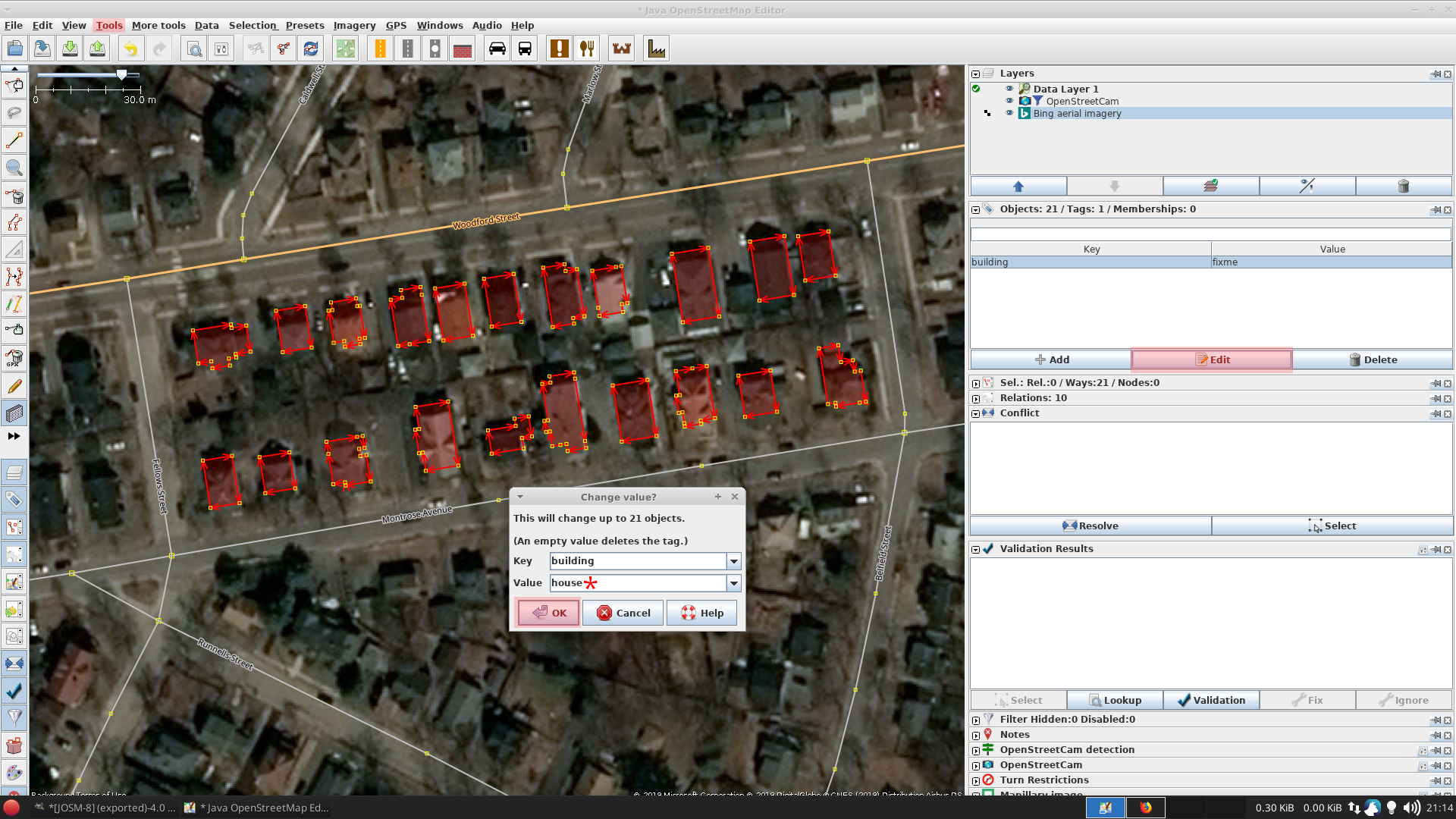 JOSM Screenshot for context